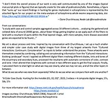 Conversations on the Evolving Landscapes