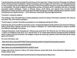 Conversations on the Evolving Landscapes